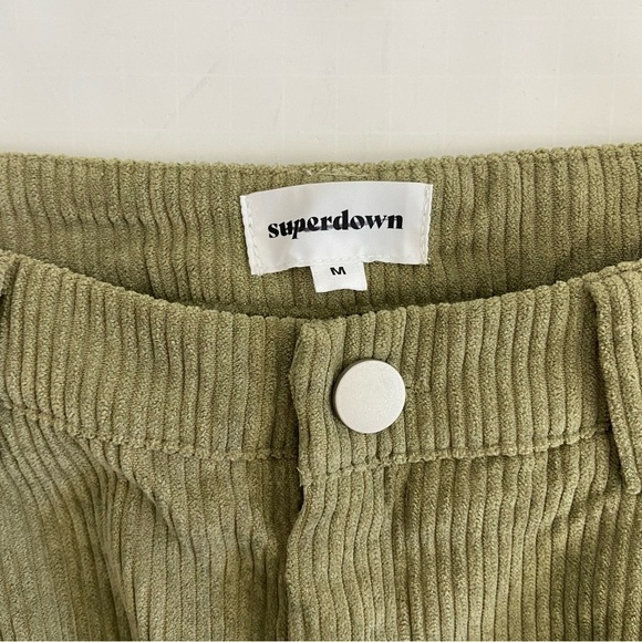 Superdown Willow Cargo Pant in Army Green Size M - Picture 8 of 12